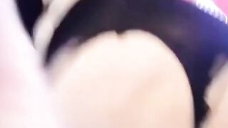 Big Ass Babe Shakes and Plays with her Ass
