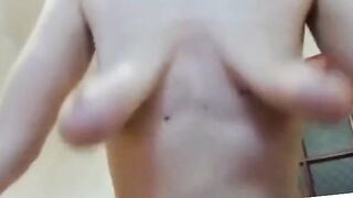 Playing with My Mature Girl's Saggy Tits