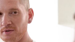 Tattooed Brody Kayman cums on my ass to end our fuckfest