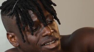 Black dom Marcel Eugene penetrates Ian Greene with fist