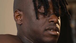 Black dom Marcel Eugene penetrates Ian Greene with fist