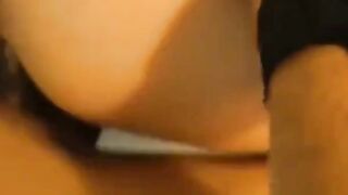 Amateur Close-Up of a Dripping Pussy in a MMF Threesome Orgy