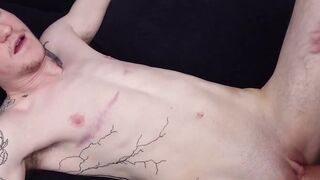 Dylan Tides lusts after FTM Jaxson Coles tight jock pussy raw