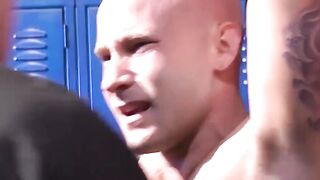 MuscleJockBound.com - Sergeant Tyler Saint collars cop for sadistic play