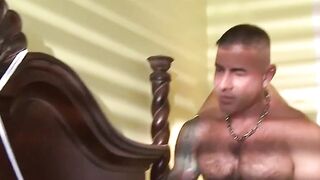 MuscleJockBound.com - Tyler Saint traps and torments Officer Drake