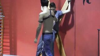BondageBadBoy.com - Justin Martinez at mercy of sadistic masked dom