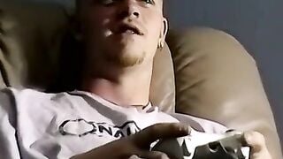 JoeSchmoeXXX.com - Amateur gets blowjob before giving mature gay a mouthful of cum