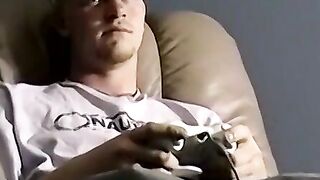 JoeSchmoeXXX.com - Amateur gets blowjob before giving mature gay a mouthful of cum