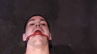 Dire Callahan fingers Brogans ass before fucking with toy