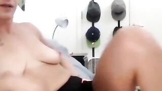 Milf Uses Sex Toy for Anal Solo Play for a Fan