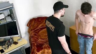 Guard Papi Marcos probes Donovins ass with his rod