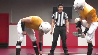 Football Rivals Wrestle Nude After Loss