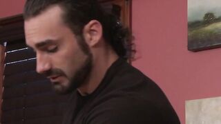 Josh uses his charm to seduce straight hairy dude Jaxton Wheeler