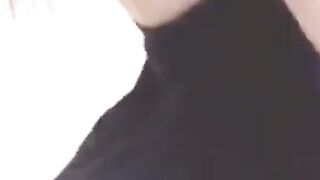 Busty Flirty Camgirl Toys Her Big Natural Tits and Pussy
