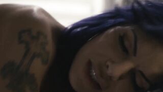 TS Foxxy steals Dillon Diazs cock after he rails her sister