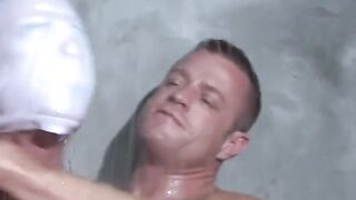 MuscleJockBound.com - Nick Moretti sucks Tyler Saint's dick for Drake Jaden