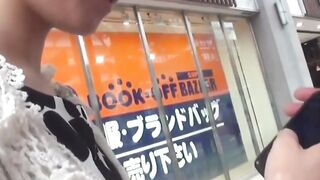 Japanese teen must urinate while cameraman toys with her need