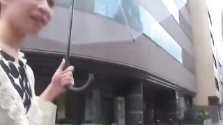 Japanese teen must urinate while cameraman toys with her need