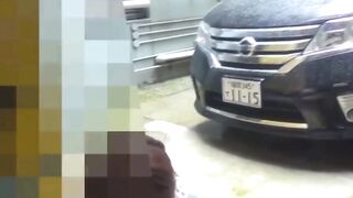 Japanese teen must urinate while cameraman toys with her need