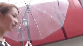 Japanese teen must urinate while cameraman toys with her need