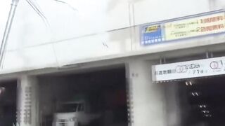 Japanese teen must urinate while cameraman toys with her need
