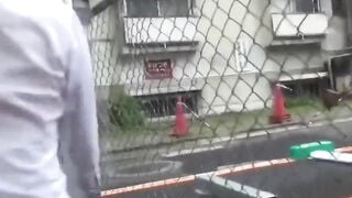 For a sweet Asian babe no thrill beats outdoor bladder release