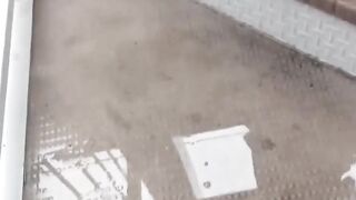 For a sweet Asian babe no thrill beats outdoor bladder release