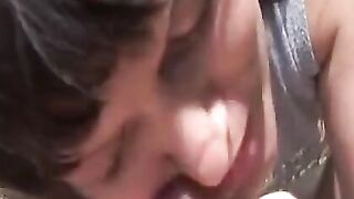German Amateur Outdoor Creampie