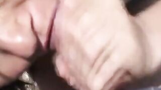 German Amateur Outdoor Creampie