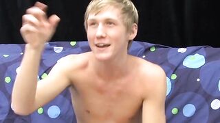BoyObsession.com - Skinny Hayden's pleasure moans during intense jerking off