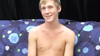 BoyObsession.com - Skinny Hayden's pleasure moans during intense jerking off