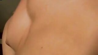 Gorgeous youngster Puppy plays with stiff dick