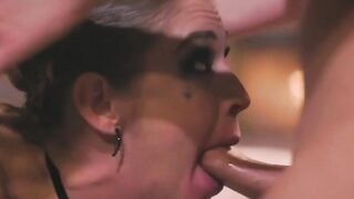 TS Girl Chanel Santini Enjoys Sex With A Tattooed Girl