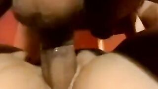 Black stud jerked off then drained by old perv