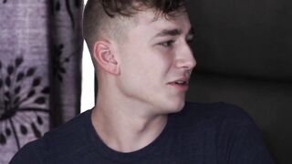 Muscle man destroys pretty twink with fat cock