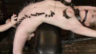 Intense Latex Bondage BallGag Zipper Training Punishment Hardcore BDSM Domination