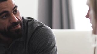 Ella Hollywood lures ex stepdad Ricky Larkin into her TS hole