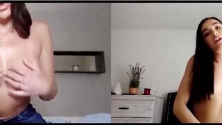 Emily Willis and stepmom Jaclyn Taylor pussy play live