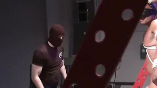 MuscleJockBound.com - Jessie Balboa moans from Dire Callahan's clothespins