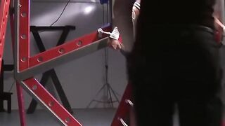 MuscleJockBound.com - Jessie Balboa moans from Dire Callahan's clothespins
