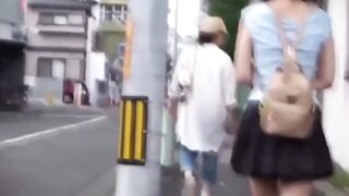 Multiple Japanese stunners snagged by peeper peeing outdoors