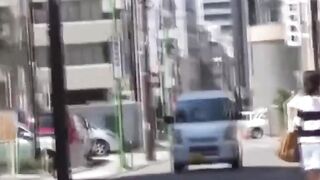 Multiple Japanese stunners snagged by peeper peeing outdoors