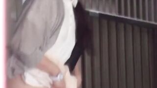Stealth footage of Asian girls hasty bladder emptying dash