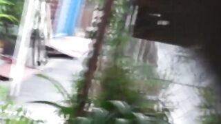 Stealth footage of Asian girls hasty bladder emptying dash