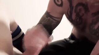 Young Japanese servicing daddy with sloppy deepthroat