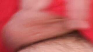 Zack Randallâs cock erupts sticky cum after edging session