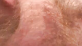 Thirsty mature stud fingers ass and jerks hard