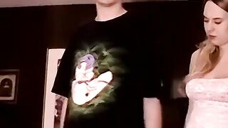 JoeSchmoeXXX.com - Amateur teased by guy while pounding his girlfriend rough and deep