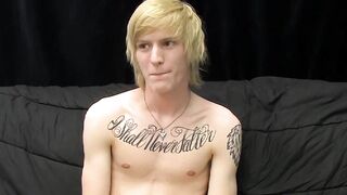 BoyObsession.com - Kinky inked Dustin's passionate and intense solo wanking