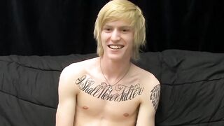 BoyObsession.com - Kinky inked Dustin's passionate and intense solo wanking